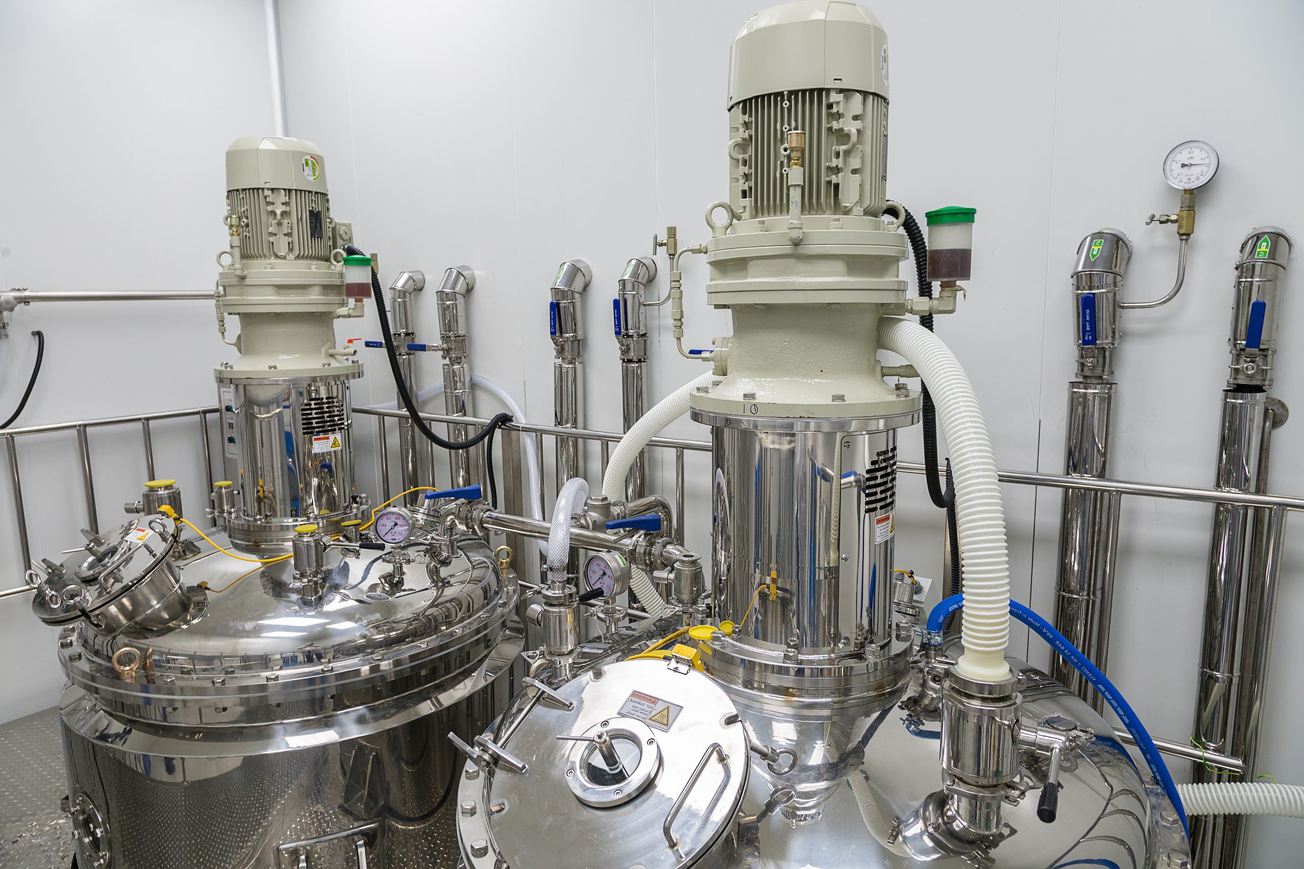 plant picture, clean room equipment and stainless steel machines
